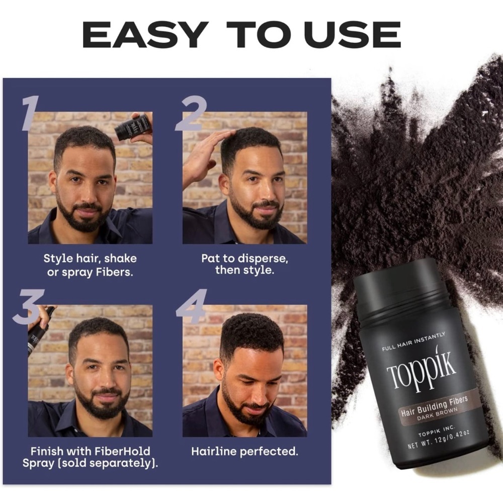 Toppik keratin hair fibers 27.5g available in all colors price drop - Picture 5 of 15
